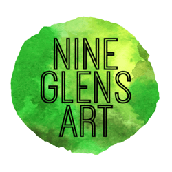 Logo for Nine Glens Art